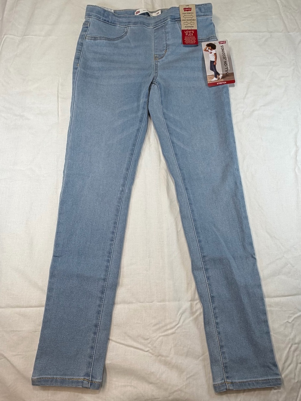 Levi's Girls Light Wash Jeggings NWT